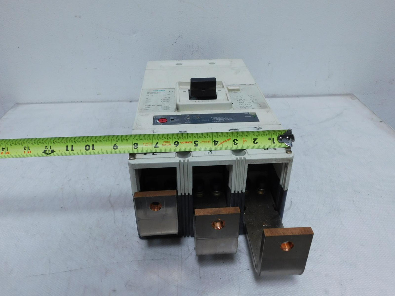 60 Amp, Siemens #3VF7211-1BM60-0AA0, circuit breaker, 3-pole, 690 VAC, 10 kA Icu @ 690 Volts - Image 2