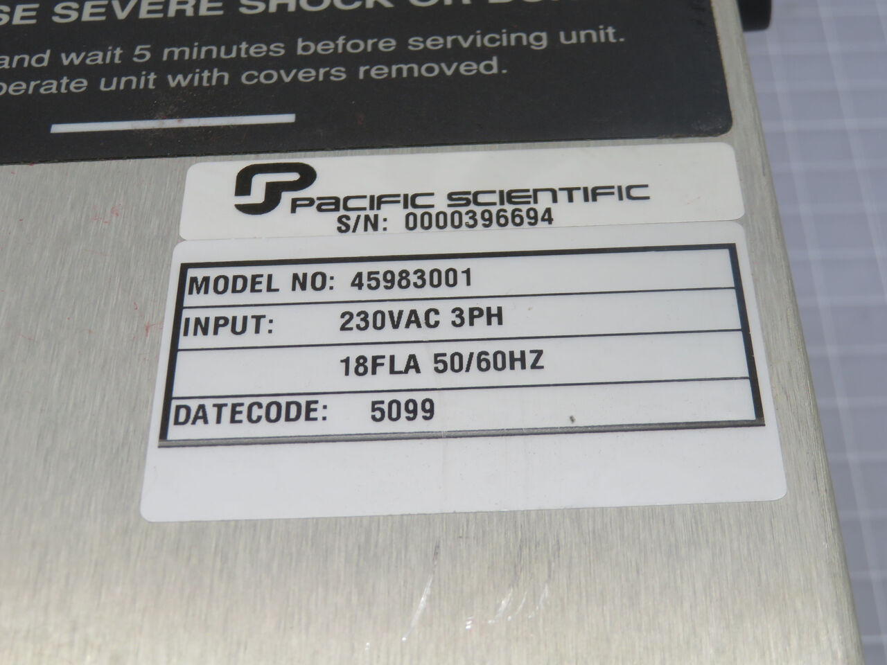 Pacific Scientific #45983001, Servo Drive Amplifier - Image 5