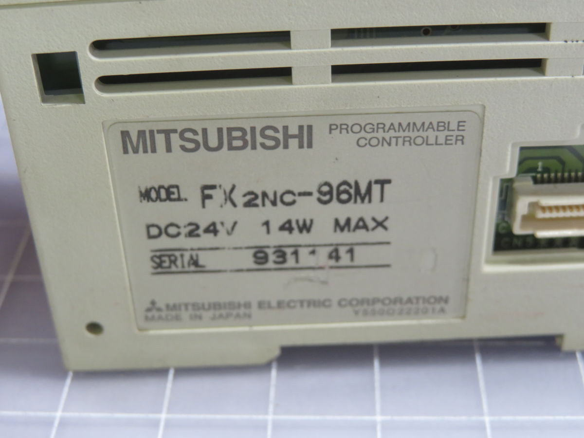 Mitsubishi #FX2NC-96MT, Programmable Controller - Image 3