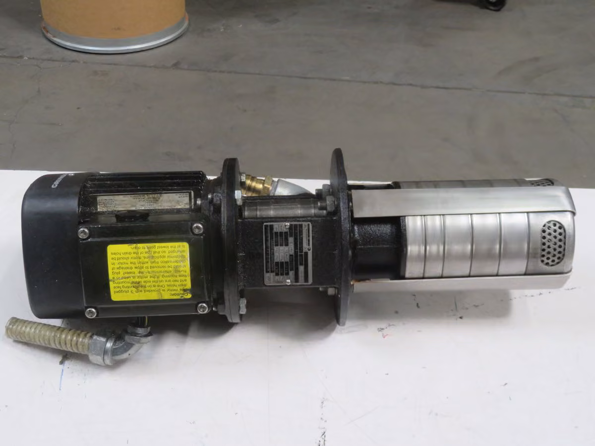 Grundfos #MTR8-2/2-1, vertical multistage centrifugal pump, A-WB-A-HUUV - Image 3