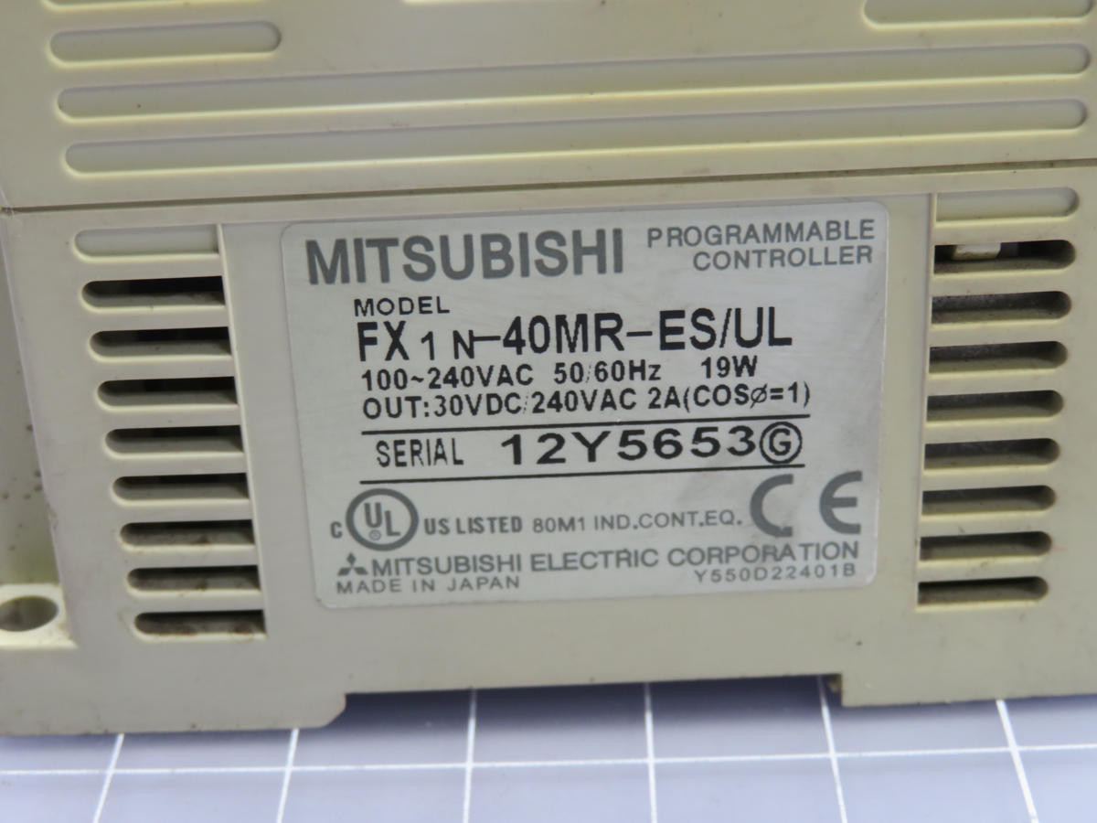 Mitsubishi #FX1N-40MR-ES/UL, Programmable Controller - Image 3