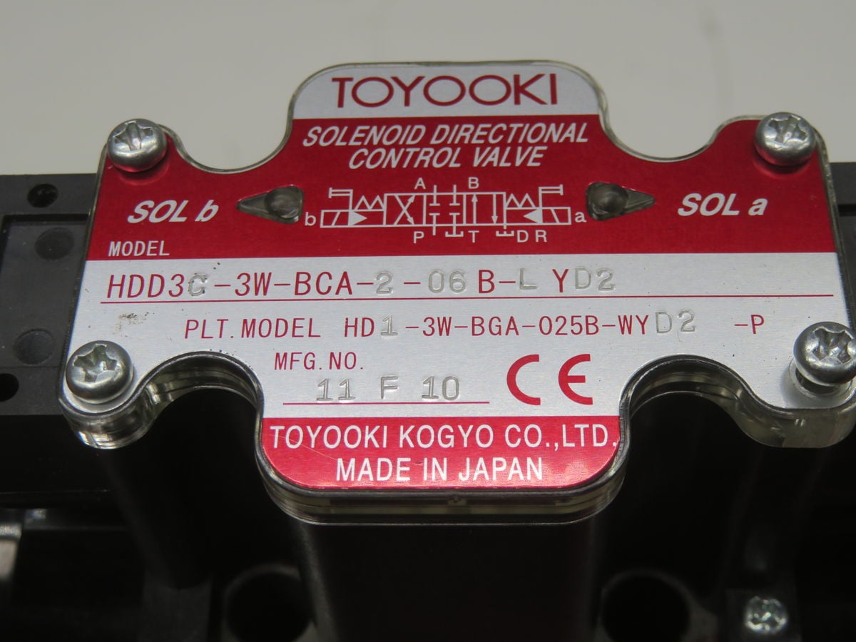 Toyo-Oki #HDD3C-3W-BCA-2-06B-LYD2, Directional Control Valve - Image 7