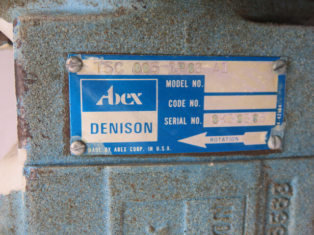 Emerson #184TC, Motor width Hydraulic Pump 934-48566, 60-04696-826 - Image 5