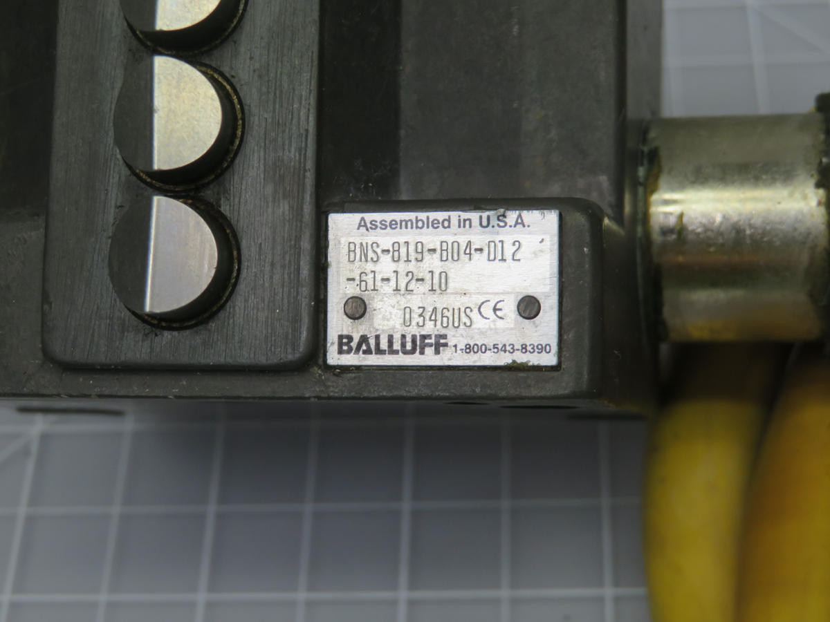 Balluff #BNS-819-B04-012-61-12-10, mechanical multiple positi - Image 9