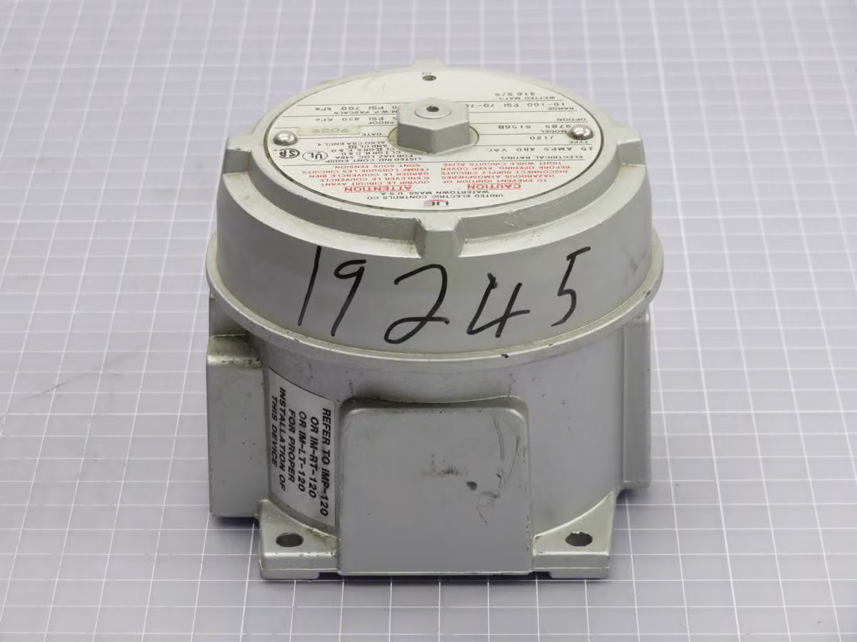 United Electric #9785, Pressure Switch, S156B - Image 4