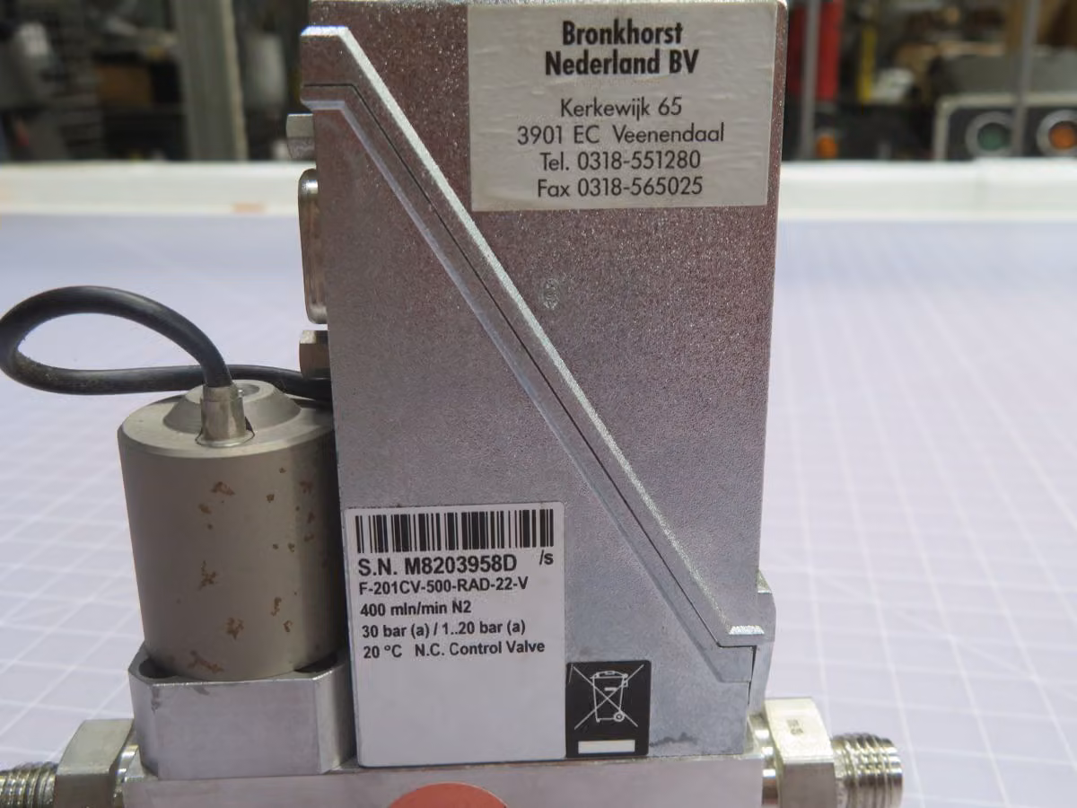 Bronkhorst #F-201CV-500-RAD-22-V, Control Valve - Image 4
