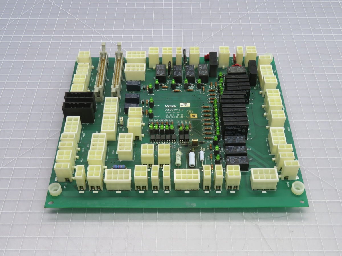 Mazak #D65UB004310, PLC interface relay board - Image 2