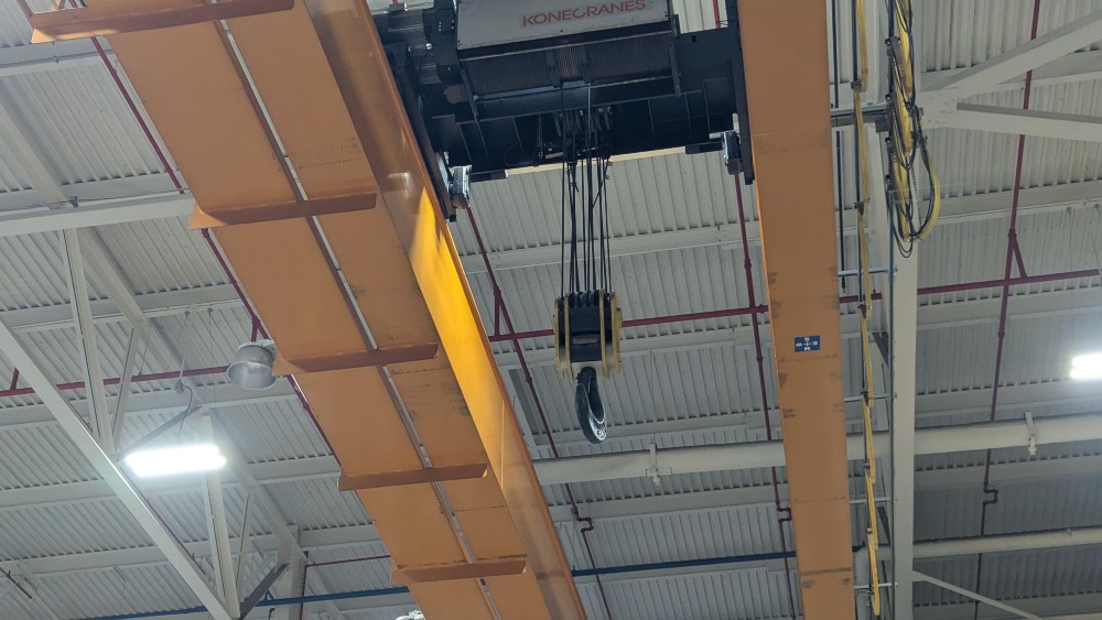 50 Ton, KONE, 66' 5" Span, 41' Lift, Class D, Radio Control, VFD All Motions, 2008 [#2790] - Image 7