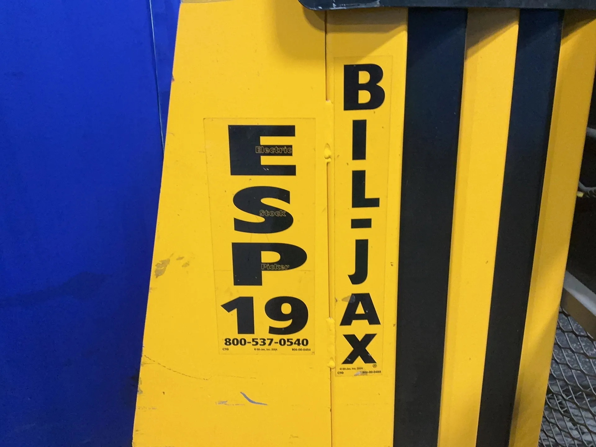 Bil-Jax #ESP-19, Electric Stock Picker, 19' max platform height, 20" x 26" platform, 30" x 30" basket, 24 - Image 4
