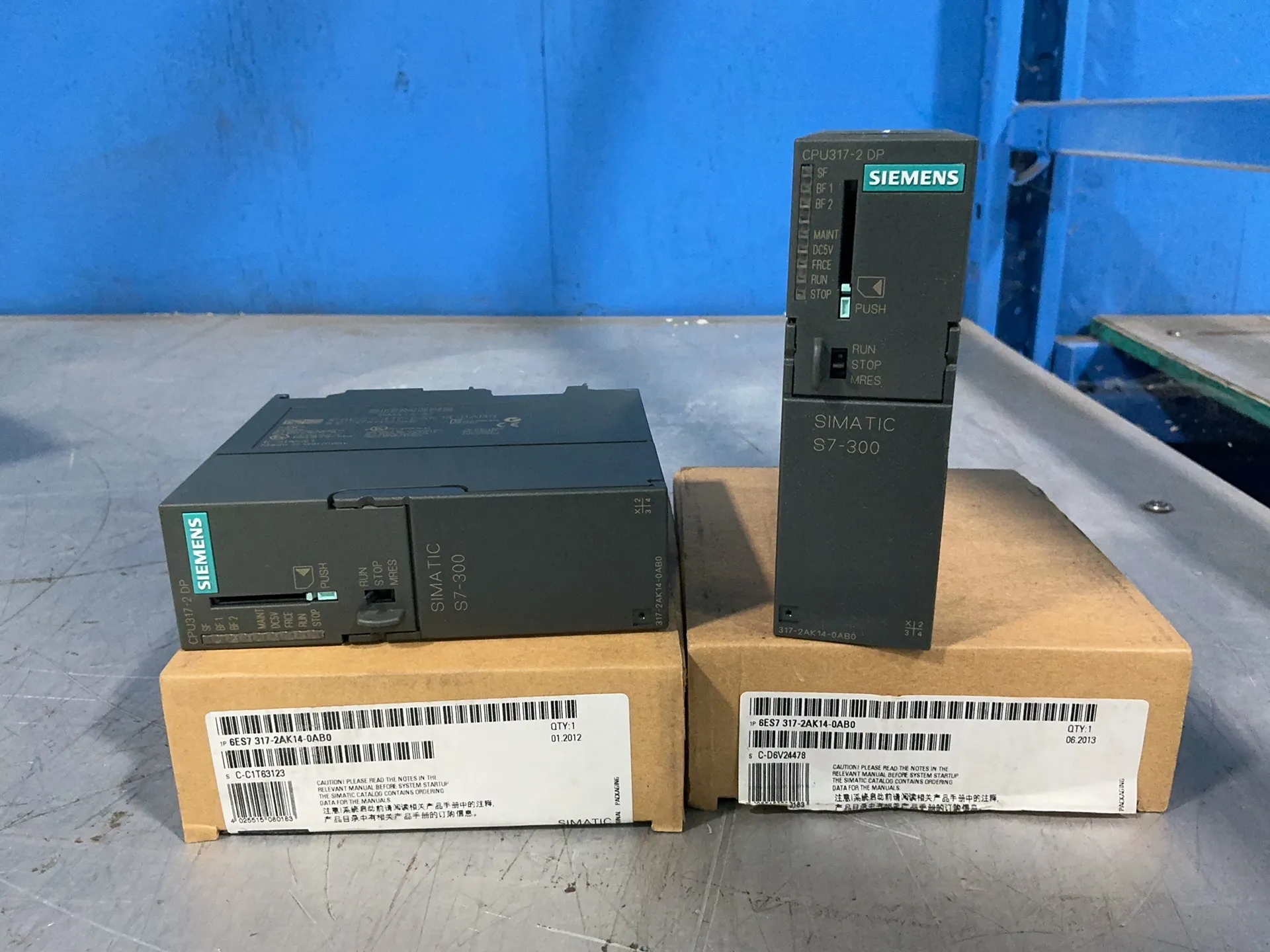 Siemens #Simatic-S7-300, Central Processing Unit, LOT of 2, #6ES7-317-2AK14-0AB0, 870 mA, 24 VDC - Image 4