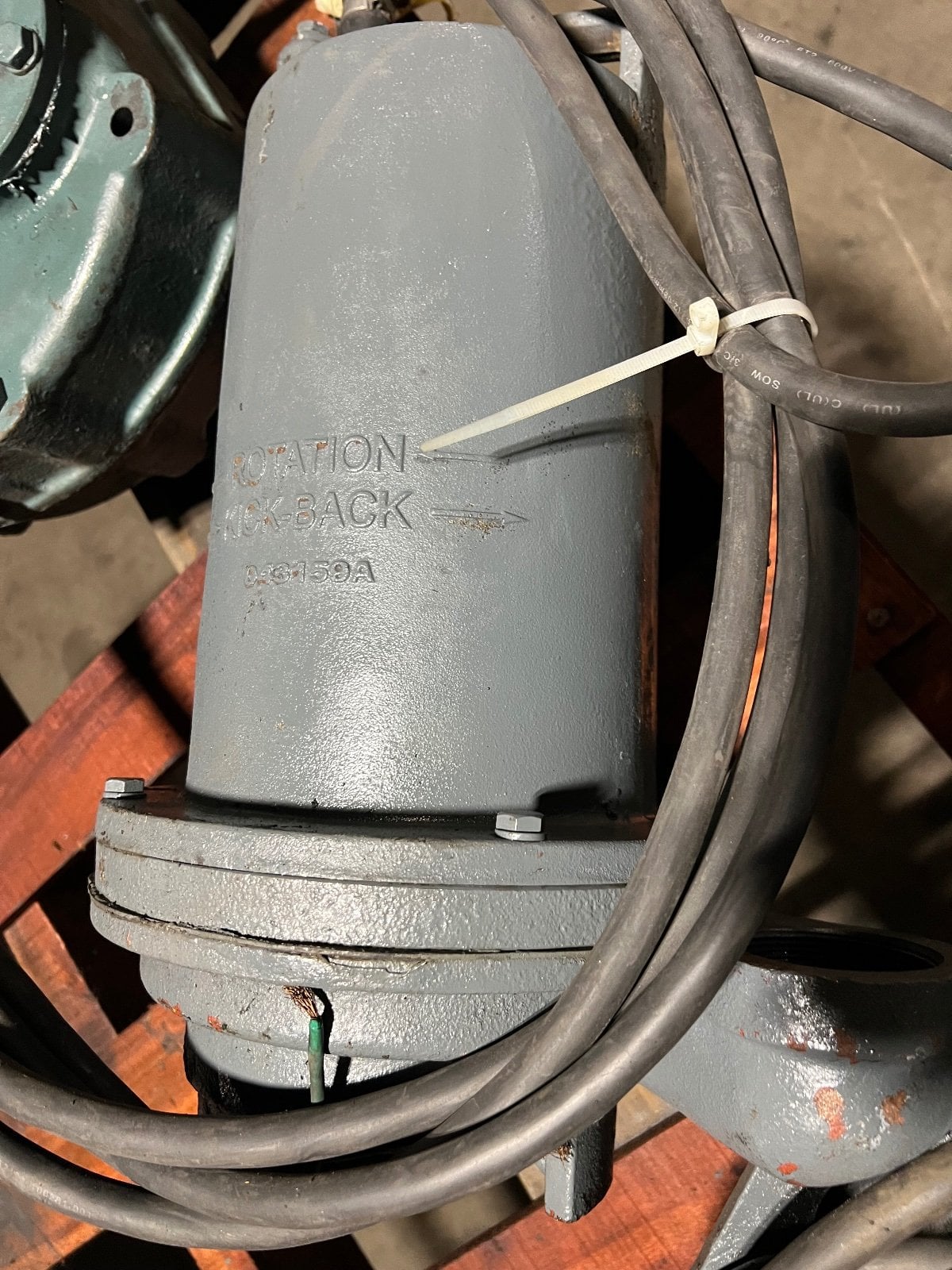 Goulds #WS1032BHF, Submersible Sewage Pump, 3500 RPM, 230 V., 3 Ph., 60 Hz., 7.0 Amps - Image 1