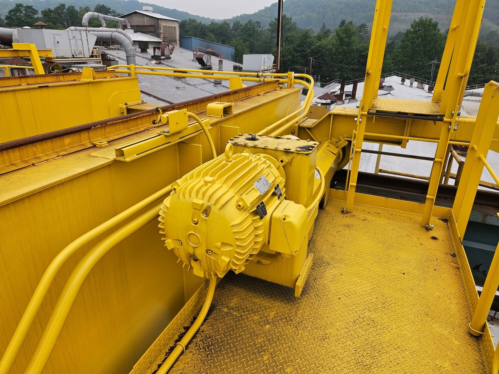 5 Ton, Zenar, 50' Span, 45' Lift, top running double girder bridge crane, cab operated, dual hoist trolleys - Image 10