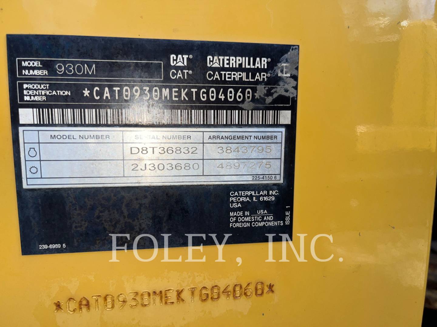 Cat 930M, Wheel Loader, 3419 hours, S/N: KTG04060, 2018 - Image 6