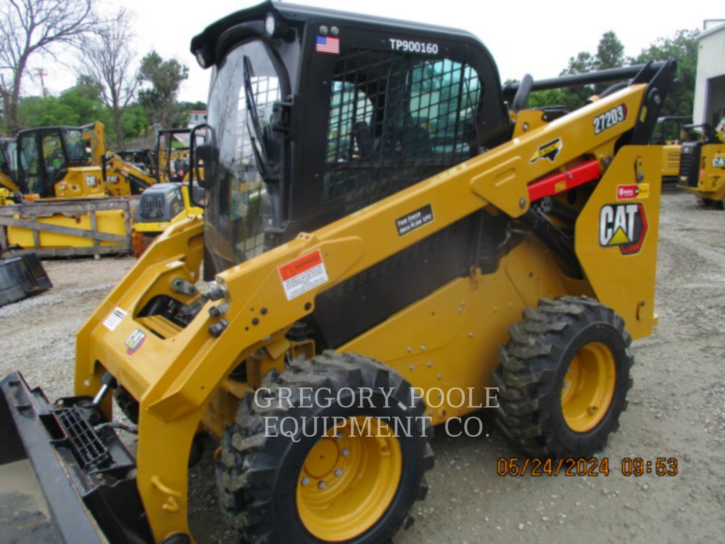 Cat 272D3, Skid Steer Loader, 2275 hours, S/N: TP900160, 2022 - Image 1
