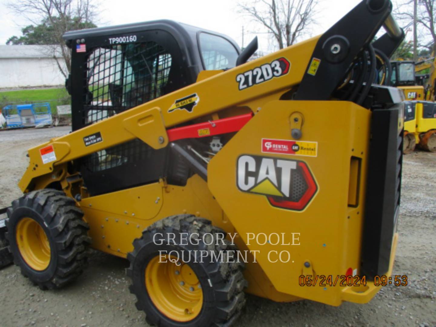Cat 272D3, Skid Steer Loader, 2275 hours, S/N: TP900160, 2022 - Image 4
