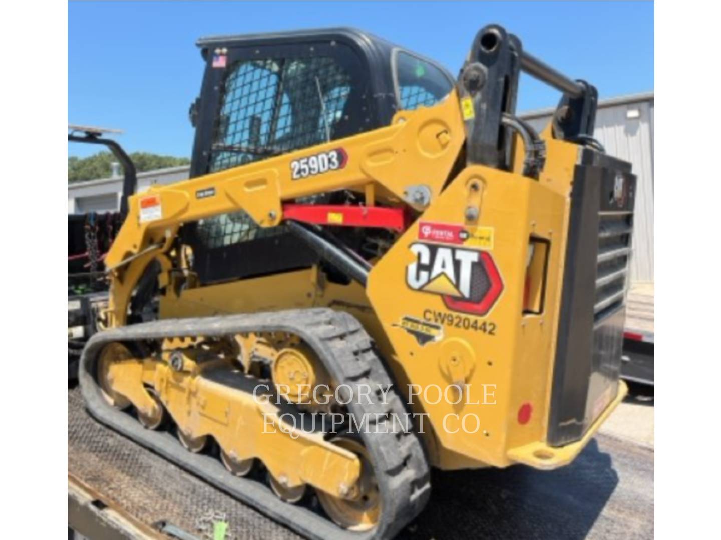 Caterpillar 259D3, 2212 hours, S/N: CW920442, 2022 - Image 3