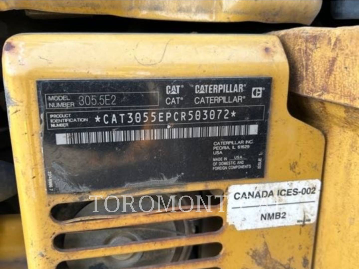 Cat 305.5E2CR, Mini Excavator, 3492 hours, S/N: CR503072, 2017 - Image 6