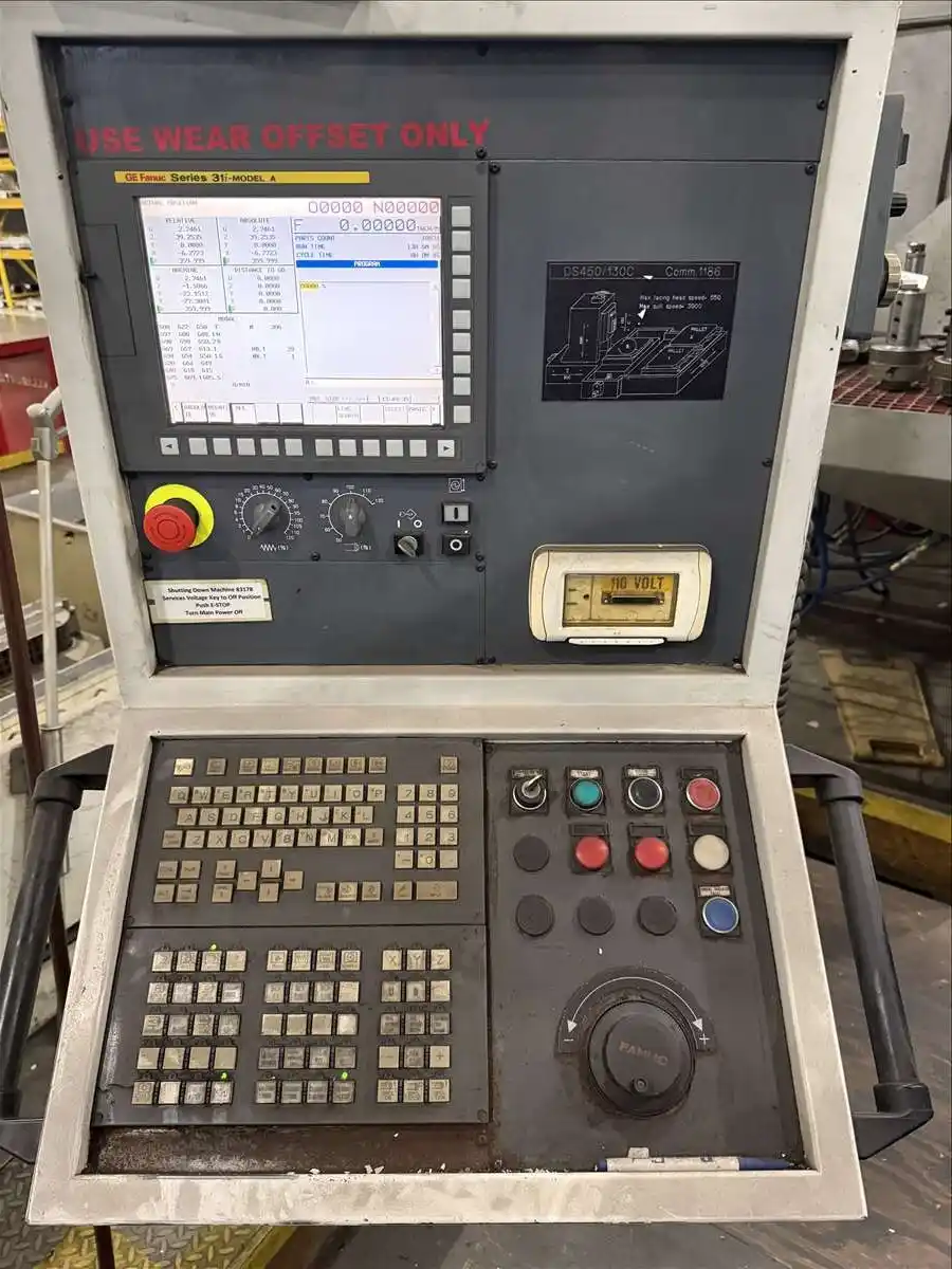 Trevisan #DS450/130C, CNC horizontal machining center, Fanuc 31iA, 42.1" X, 31.5" Y, 35.4" Z, 3000 RPM, 46 - Image 8