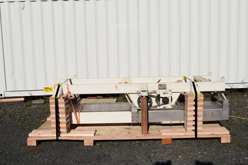 Eriez #TM2412, Tuned Two-Mass Vibratory Feeder Conveyor, pneumatic slide drop out gate, 230/460 V. - Image 2