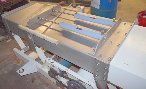 Eriez #TM2412, Tuned Two-Mass Vibratory Feeder Conveyor, pneumatic slide drop out gate, 230/460 V. - Image 8