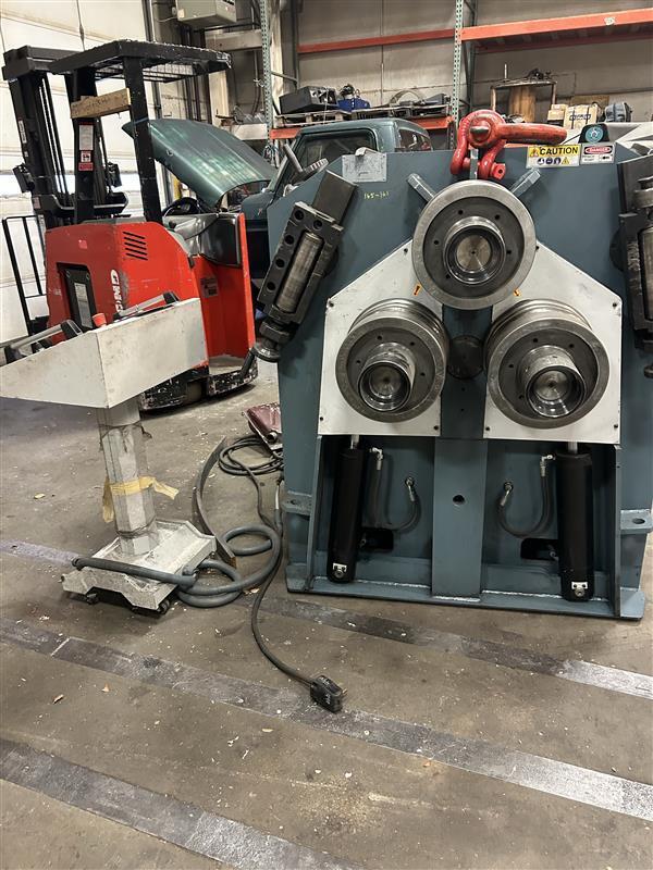 Durma #PBH-100, profile bender, 3 roll driven, 4.3"/3.9" shaft diameter, 12.4" roll diameter, 15 HP, 26.2 - Image 3