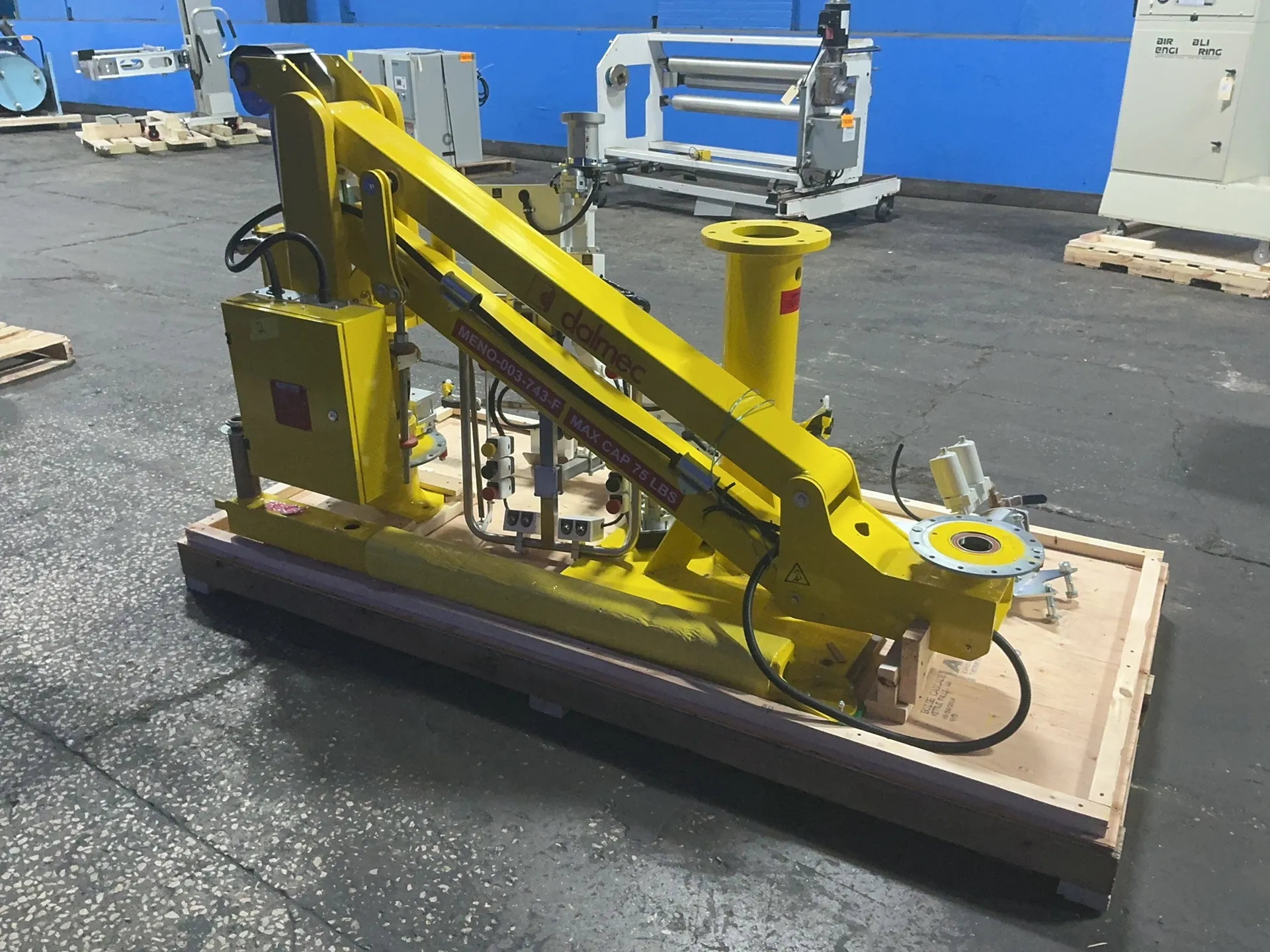 75 Lb. Dalmec #PEC, column mounted manipulator, 87" x 44" x 51" part, 0.90 MPa, 2020 (3 available) - Image 3