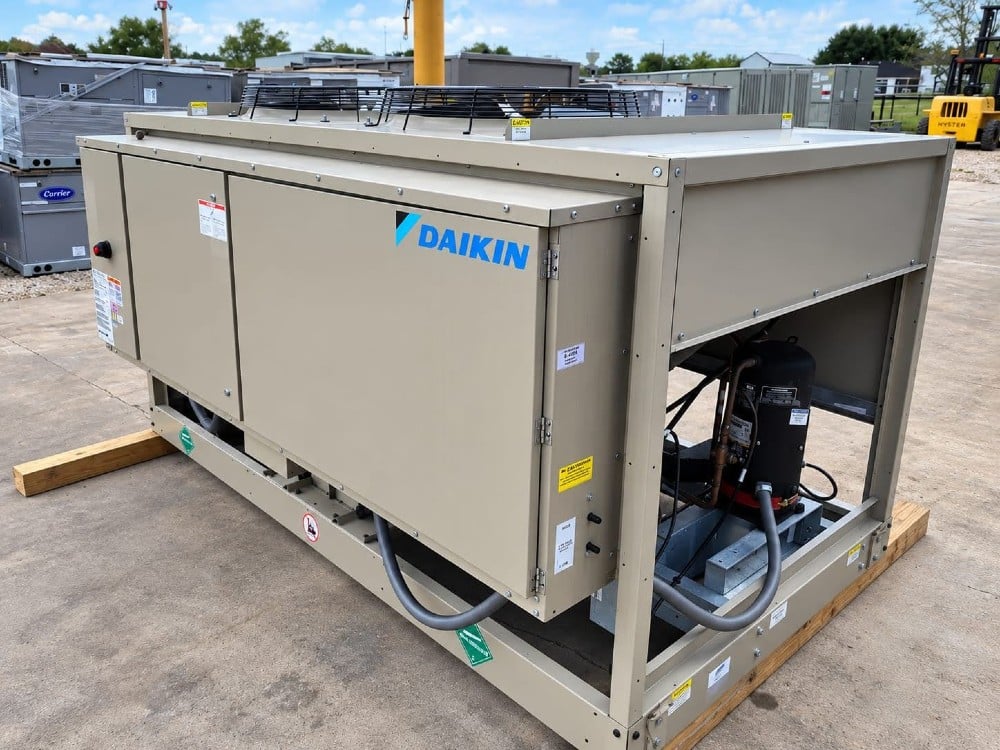 New Daikin Applied 25 Ton 460v Complete Split System R410A Condenser & Indoor Modular Air Handler (DX AHU) - Image 1