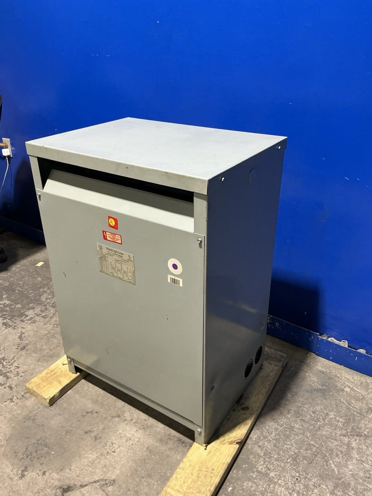 112.5 KVA 480 Delta Primary, 208Y/120 Secondary, Westinghouse 49M28T12G, Transformer, 3PH, 60 Hz - Image 5