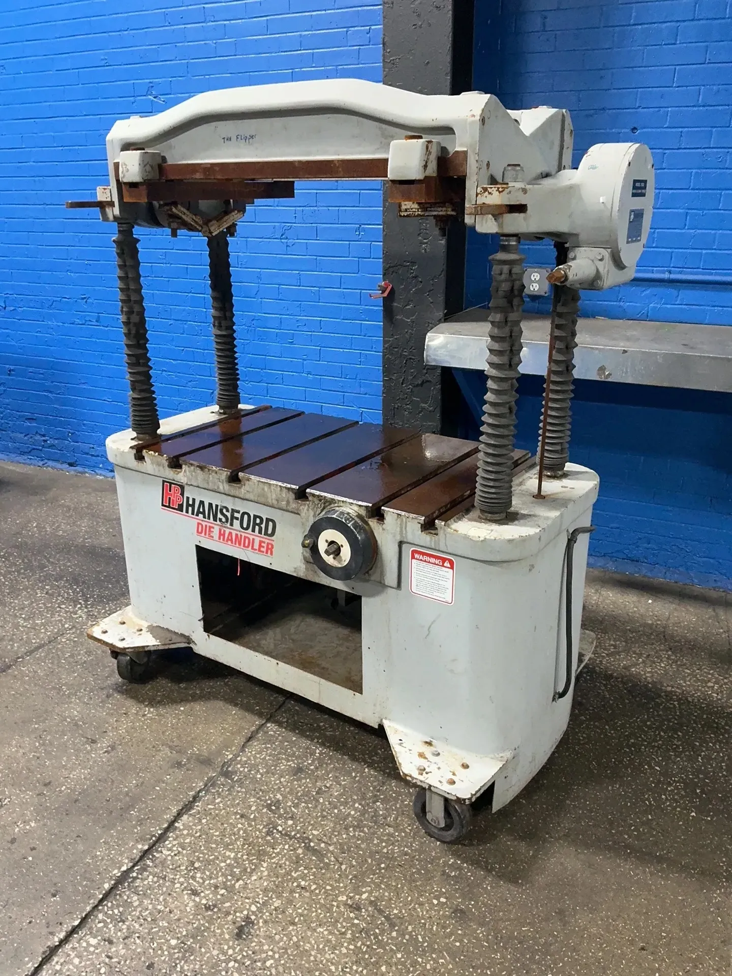 Hansford #1020, die handler, 25" x 43" capacity, 1.5 HP, 1710 RPM, 4000 in. lb. max torque, 208-230/460 V. - Image 1