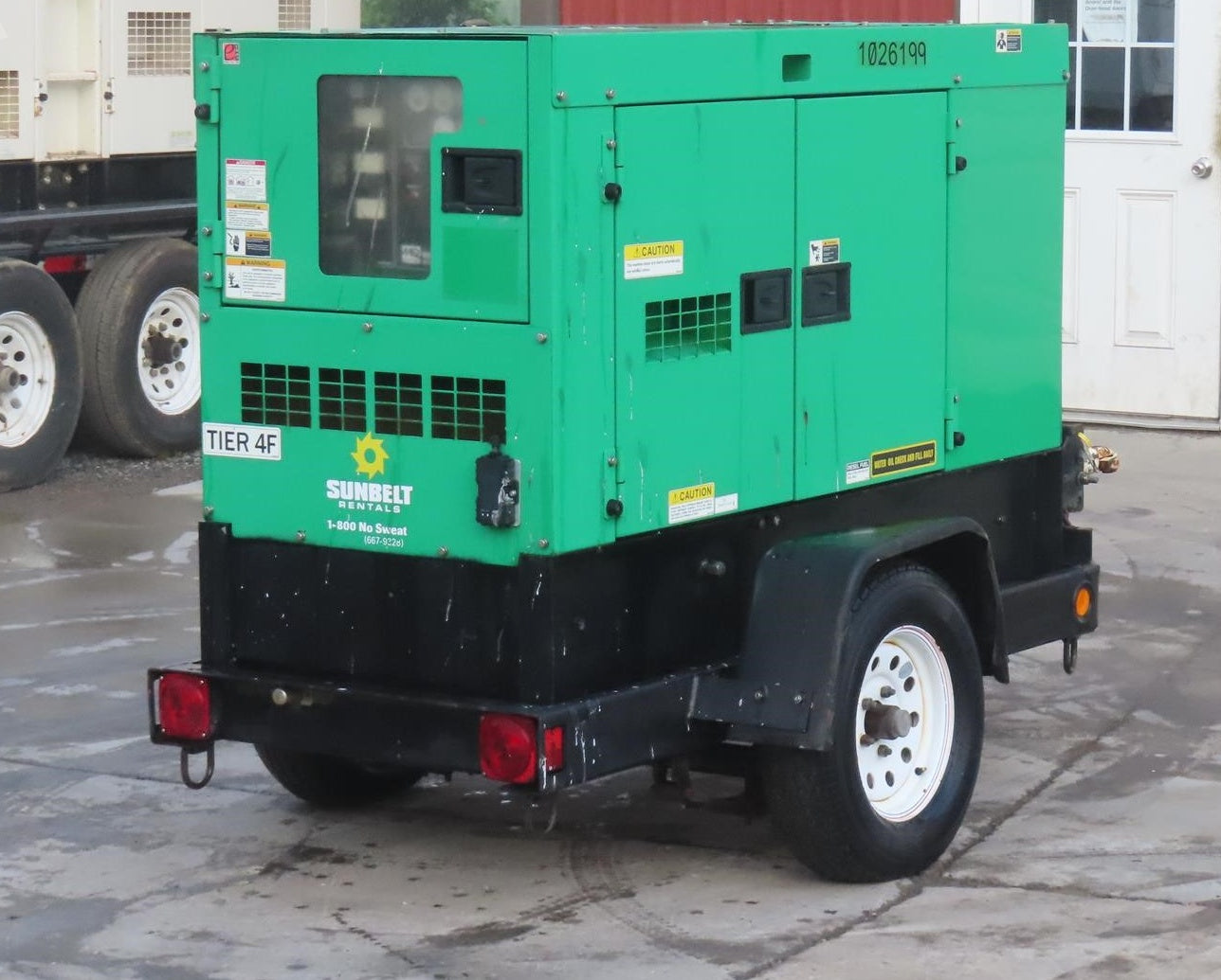 20 KW MultiQuip #DCA-25SSIU4F, mobile diesel generator set, 25 KVA, Isuzu 4LE2T engine, sound attenuated, 41 - Image 3