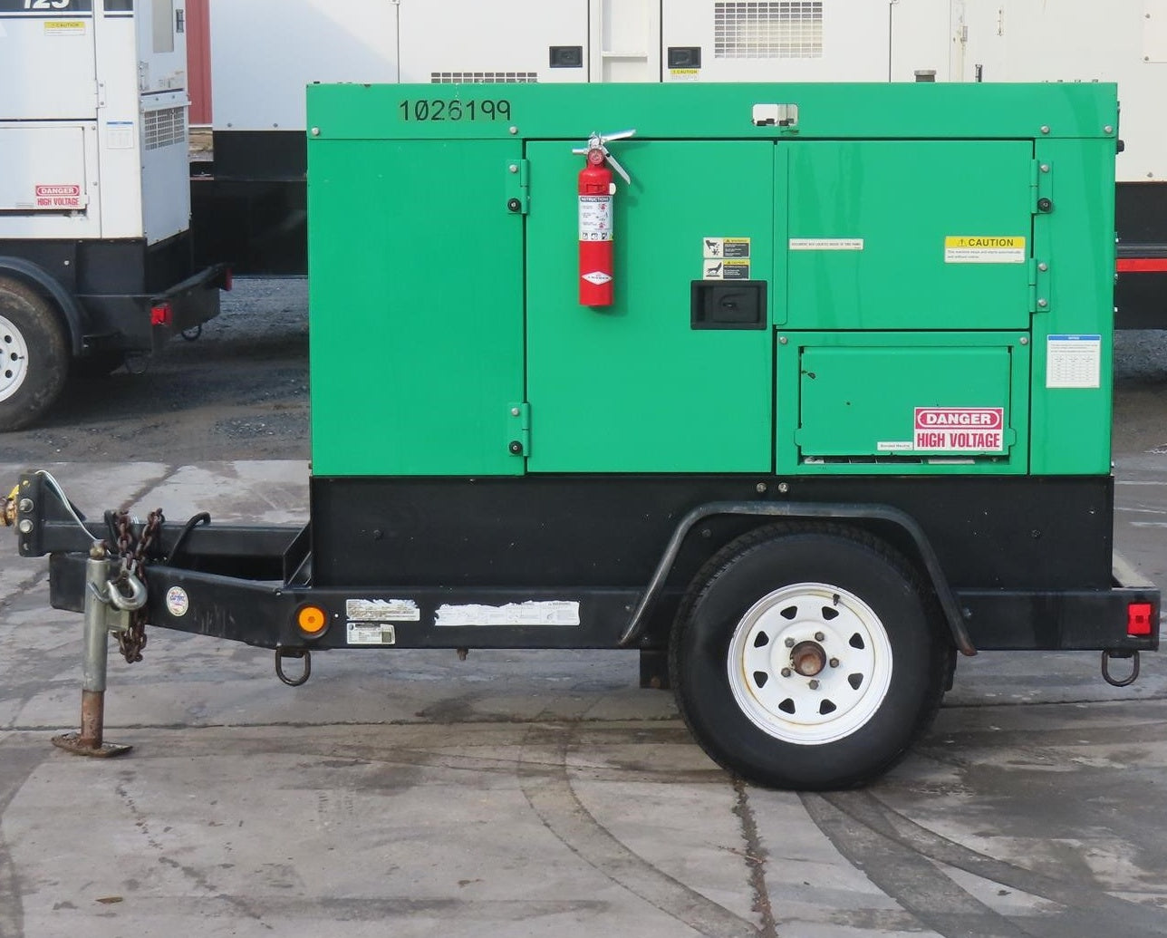 20 KW MultiQuip #DCA-25SSIU4F, mobile diesel generator set, 25 KVA, Isuzu 4LE2T engine, sound attenuated, 41 - Image 4