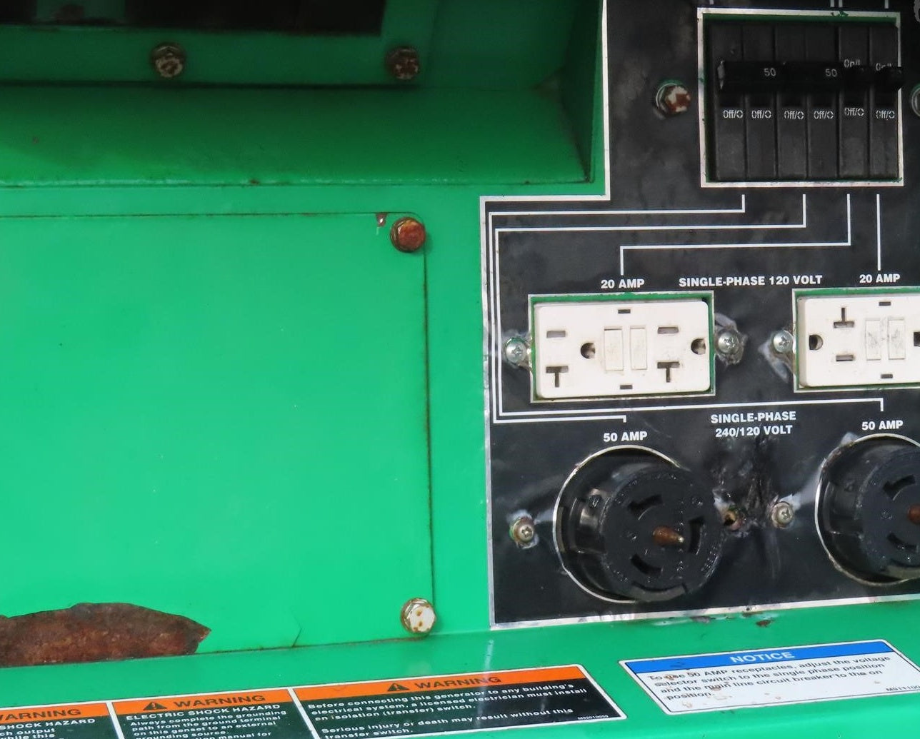 20 KW MultiQuip #DCA-25SSIU4F, mobile diesel generator set, 25 KVA, Isuzu 4LE2T engine, sound attenuated, 41 - Image 8