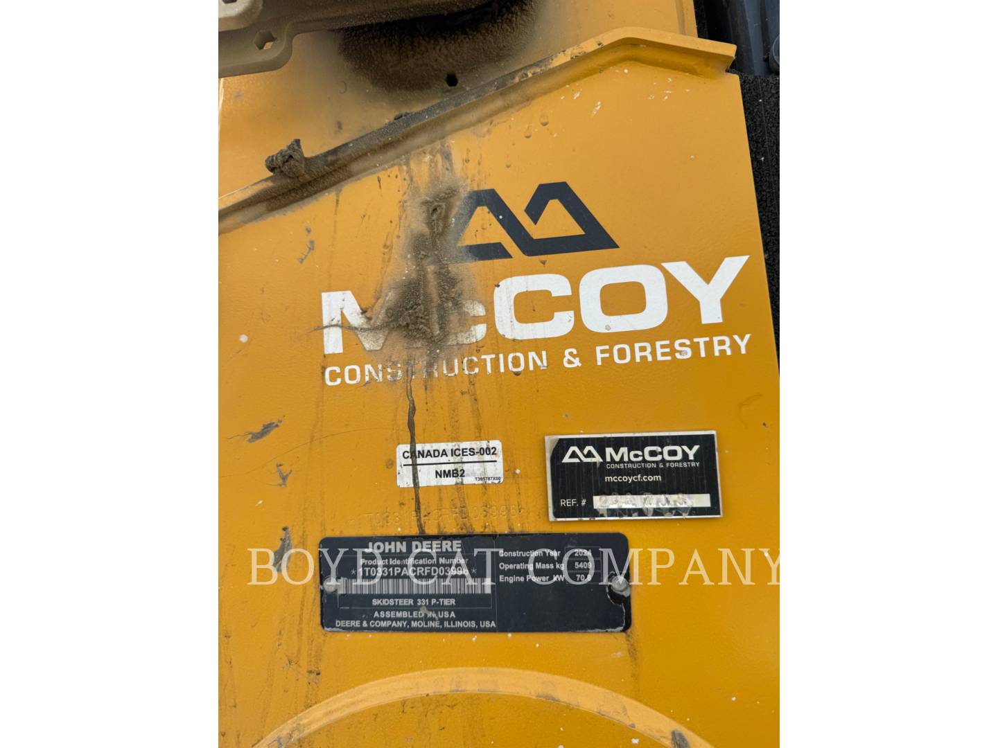 John Deere 331P, 508 hours, S/N: 1T0331PACRFD03996, 2024 - Image 4