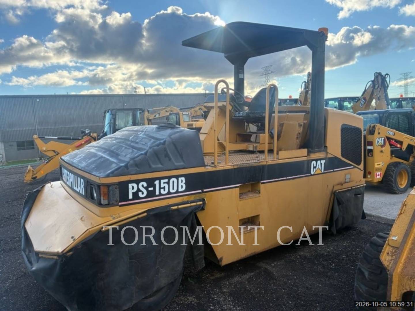 Caterpillar PS150B, Pneumatic Tired Compactor, 7676 hours, S/N: 3XR00359, 1999 - Image 1