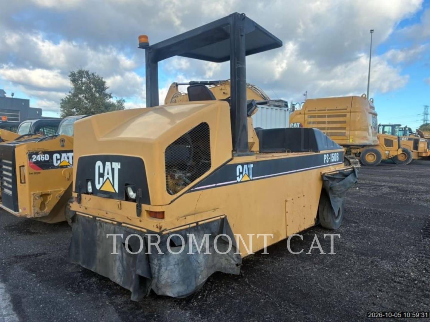 Caterpillar PS150B, Pneumatic Tired Compactor, 7676 hours, S/N: 3XR00359, 1999 - Image 3
