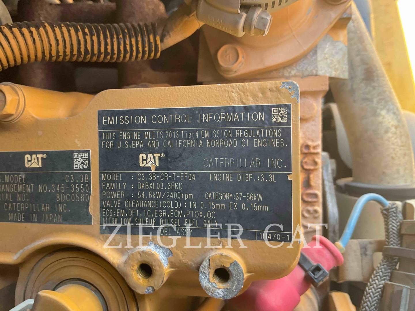 Cat 246D, Skid Steer Loader, 2483 hours, S/N: BYF00306, 2014 - Image 8