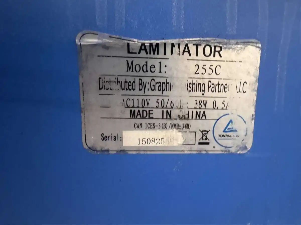 58" Graphic Finishing Partners (GFP) #255C, laminators (2 available) - Image 7