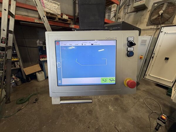 220 Ton, LVD #220-BH-10E, CNC press brake, 10' overall, 8' between housing, retrofitted Cybelec CybTouch 15PS - Image 6