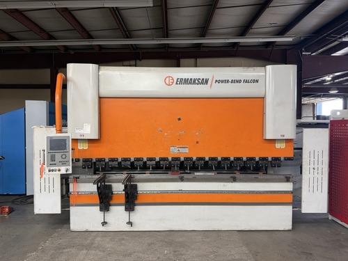 242 Ton, Ermak #POWER-BEND-FALCON, CNC Press Brake, 12' overall, 30 HP, Ermaksan ER70 Control, CNC Back - Image 1