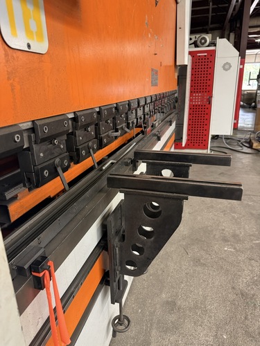 242 Ton, Ermak #POWER-BEND-FALCON, CNC Press Brake, 12' overall, 30 HP, Ermaksan ER70 Control, CNC Back - Image 3