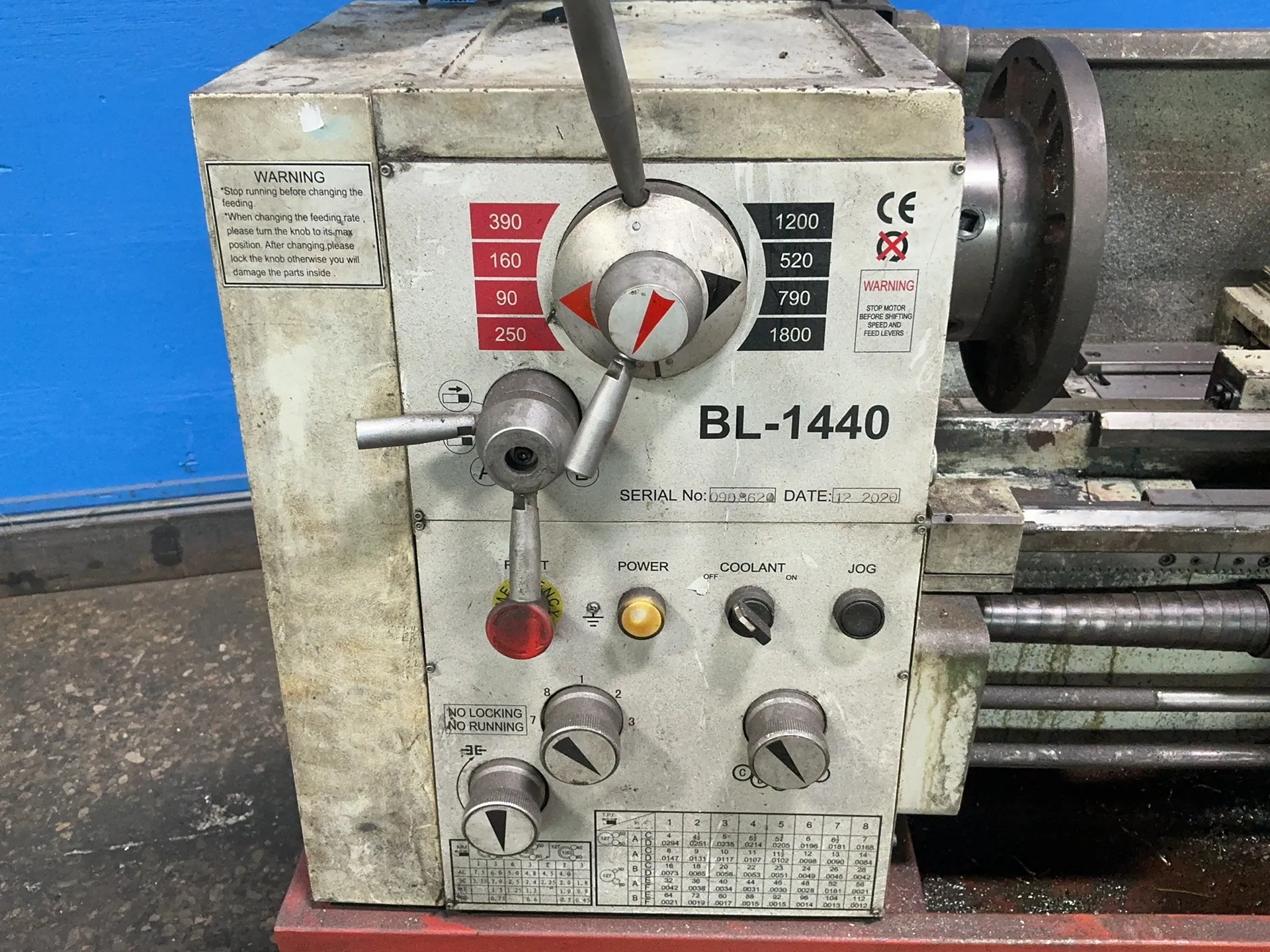 14" x 40" Bernardo #BL-1440, Lathe, 2" bore, 2020 - Image 2