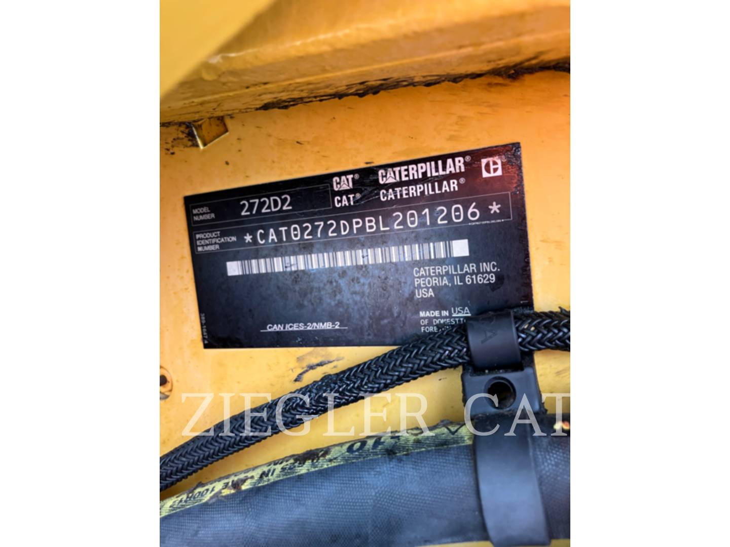 Cat 272D2, Skid Steer Loader, 5760 hours, S/N: BL201206, 2018 - Image 7