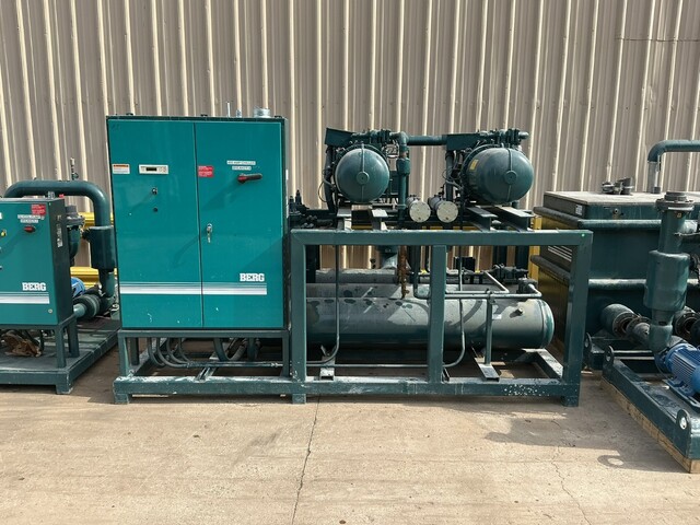 Berg #AQR-140-2/1 industrial chiller, screw compressor, water cooling system - Image 2