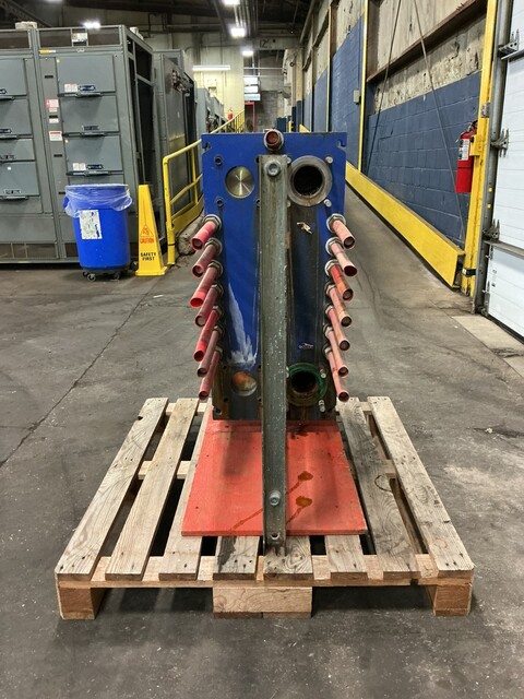 139 sq.ft., Alfa-Laval, M10-BWFT, plate exchanger, titanium plates, 450/300 psi - Image 4