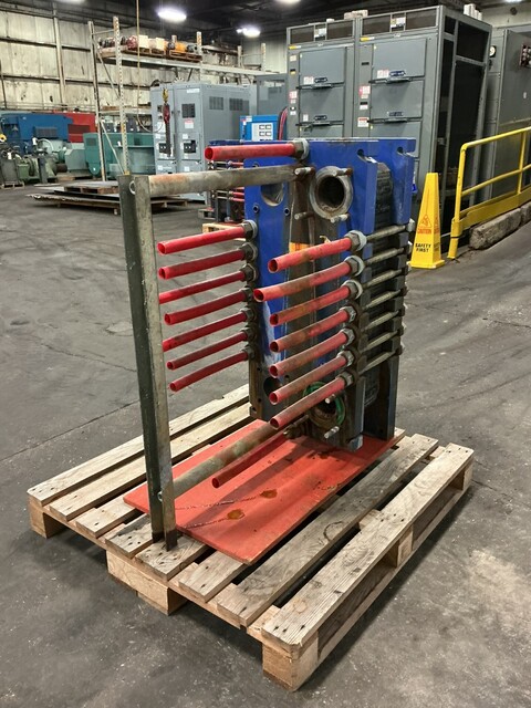 139 sq.ft., Alfa-Laval, M10-BWFT, plate exchanger, titanium plates, 450/300 psi - Image 5