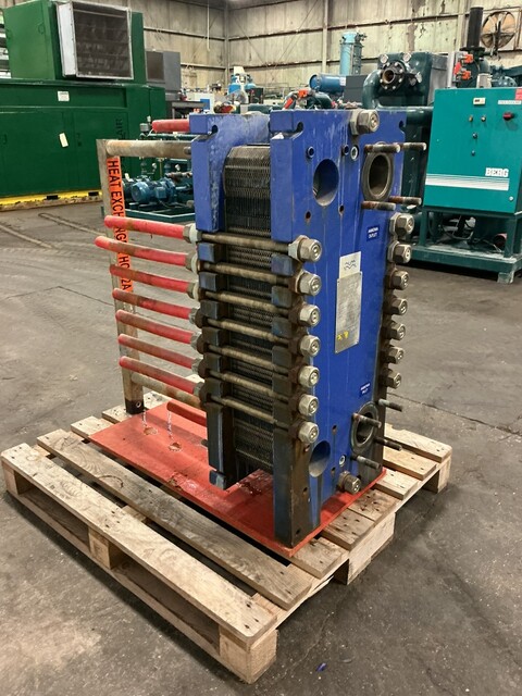 139 sq.ft., Alfa-Laval, M10-BWFT, plate exchanger, titanium plates, 450/300 psi - Image 6