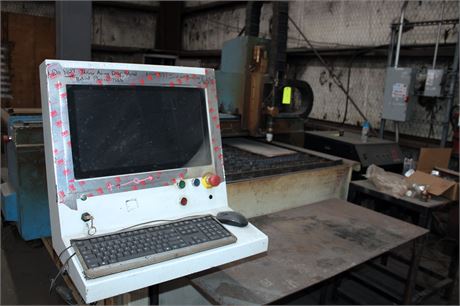 AKS #T0510, CNC plasma cutter, 5' x 10' table, 200 amp, Hypertherm MaxPro 200, replaceable slotted table, air - Image 2