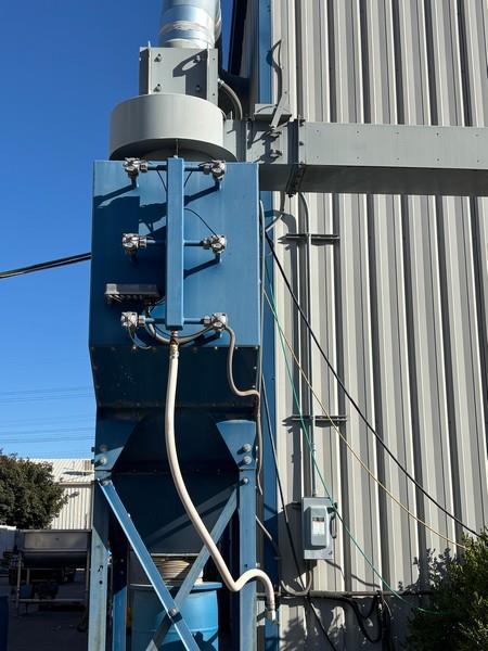 6000 cfm ACT #3-12, heavy duty cartridge dust collector, 15 HP, (12) filters, 1200 sq.ft. media, reverse - Image 4