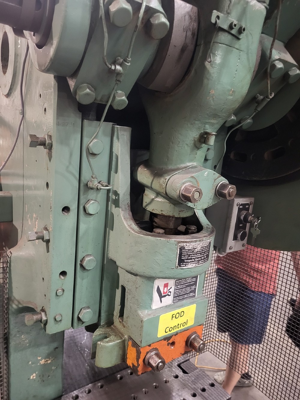 32 Ton, Minster #4, OBI Punch Press, Air Clutch and Brake, 3" stroke - Image 7