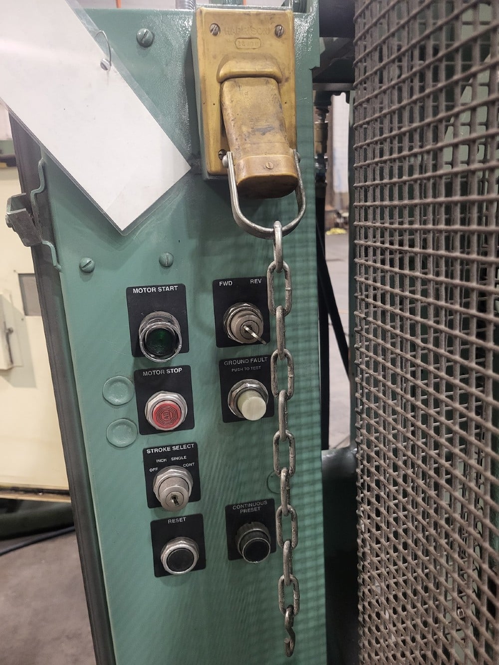 32 Ton, Minster #4, OBI Punch Press, Air Clutch and Brake, 3" stroke - Image 9